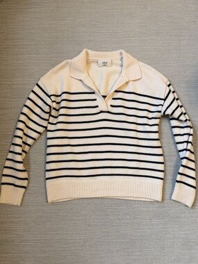 Aritzia Wilfred Striped Sweater